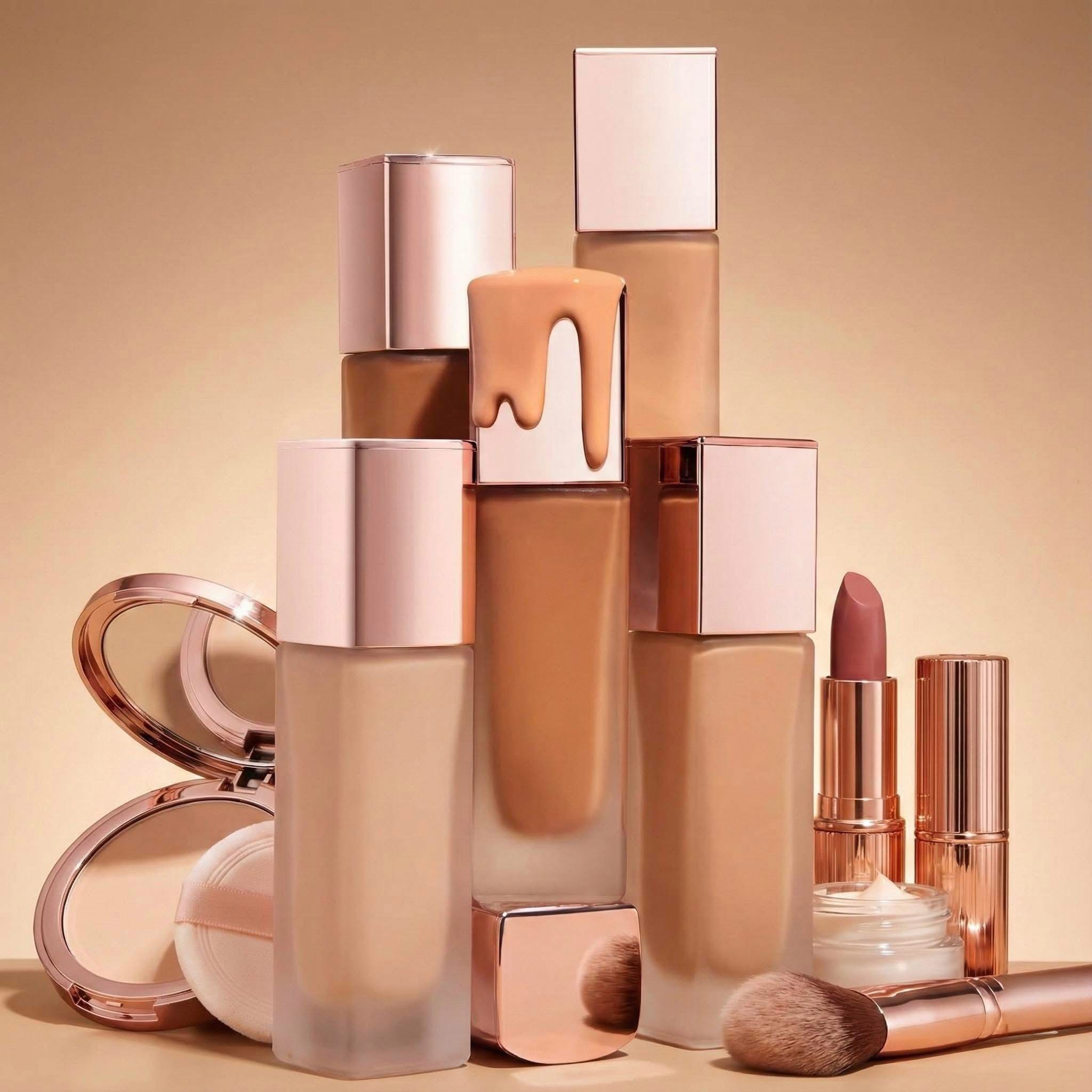 Makeup foundation bottles